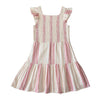 Cassidy Girls Dress - Peony Stripe