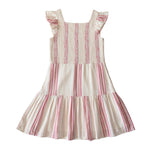 Cassidy Girls Dress - Peony Stripe (Easter Delivery)