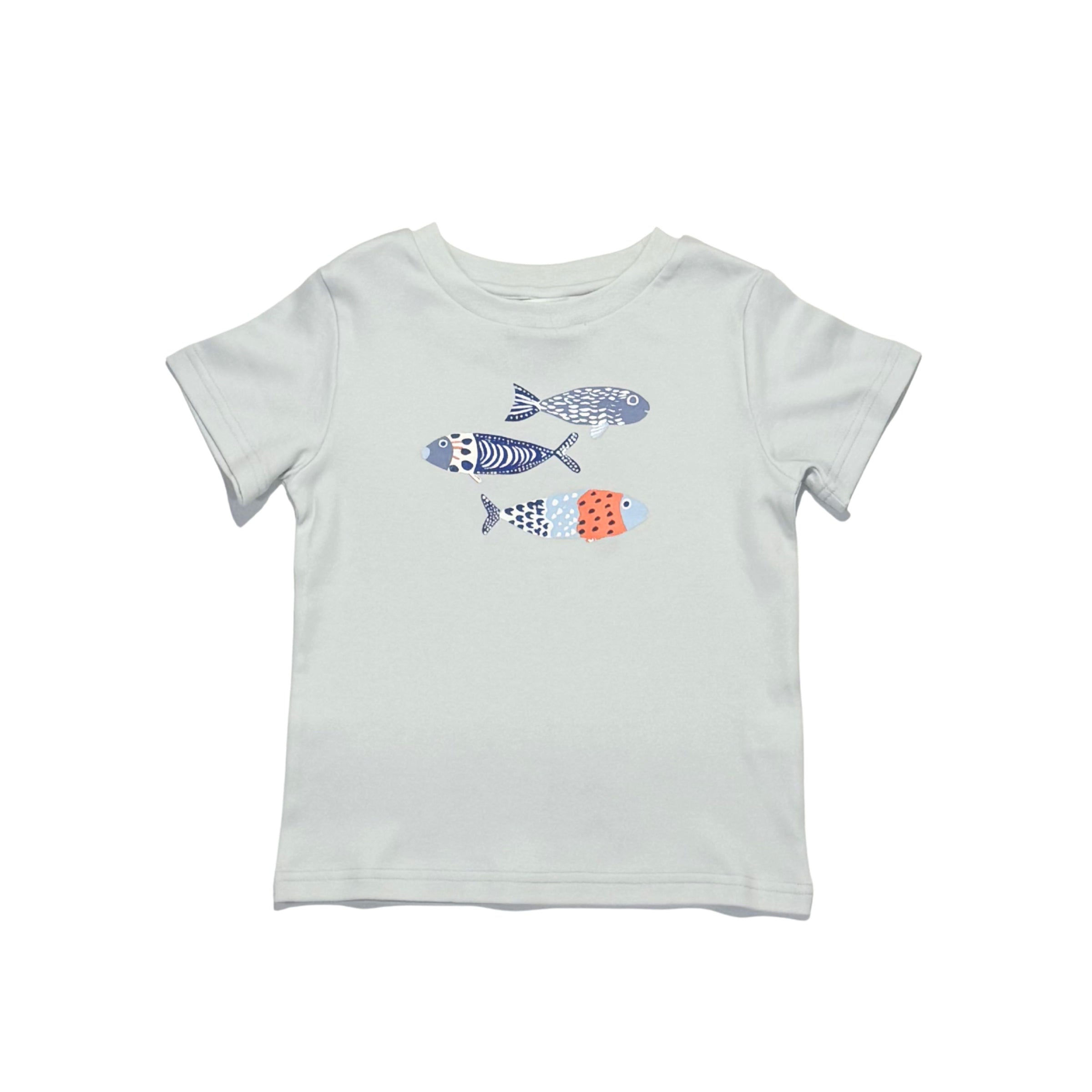 Boys Crew Shirt -Fish- PRE-ORDER
