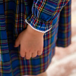Lindsey Girls Dress in Royal Stewart Tartan