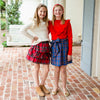 Jane Girls Skirt in Red Tartan