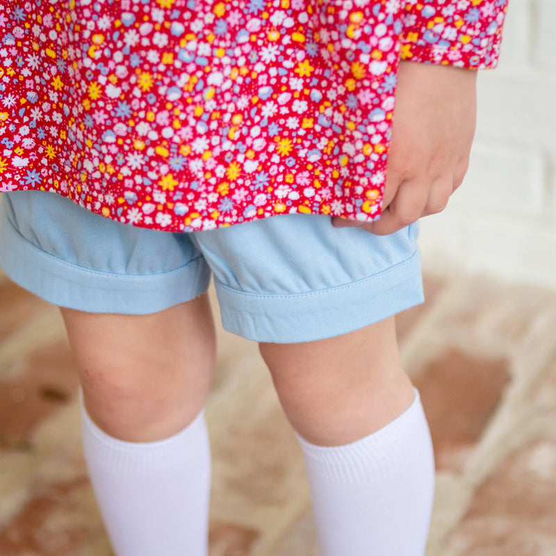 Peggy Girls Shorts Set in Woodway Floral
