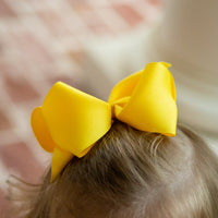 Girls Bow - Yellow