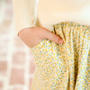 Juliet Girls Skirt in Yellow Rosettes