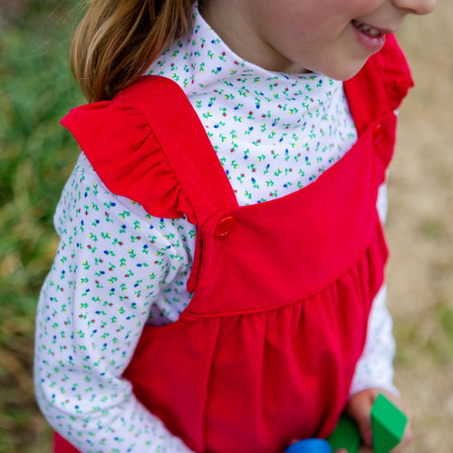 Dotty Girls Flutter Sweatshirt – Eyelet & Ivy