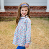 Double Ruffle Headband - Royal Blue