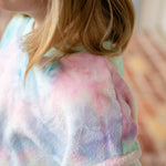 Girls Sweatshirt - Tie-Dye Minky