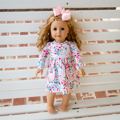 Doll Ella Dress in Heart Floral