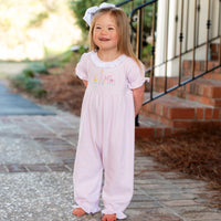 Betsy Girls Romper - Zoo Friends