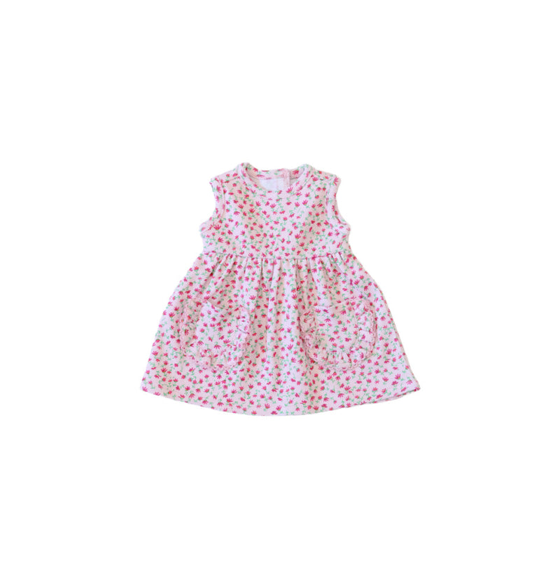 Doll Ella Dress - Pink Daisies (Pre-order)