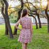 Kathleen Dress - Poppy Pink