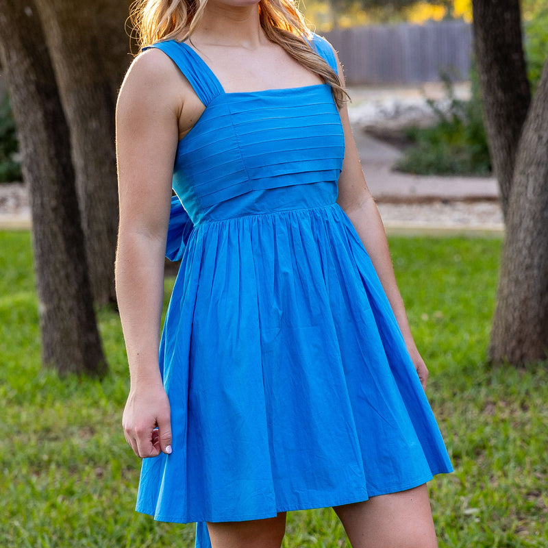 Ashley Dress- Azure Blue