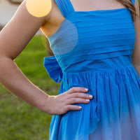 Ashley Dress- Azure Blue