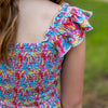 SAMPLE Dylan Top - Tropical Floral Size 14 and Jr Small