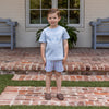 SAMPLE Boys Crew Shirt - Sailboat Scene Sizes 4 and 5