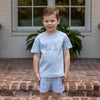 Boys Crew Shirt - Sailboat Scene