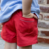 Boys Shorty Shorts - Sheffield Red