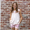 Lyra Girls Short Set - Pink Vintage Floral (Pre-order)