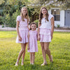 Lauren Girls Dress - Pink Watercolor