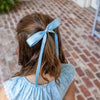 Mignonne Girls Romper - Sky Blue Posies (Pre-order)