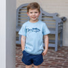 SAMPLE Boys Crew Shirt - Tuna Sizes 4 and 5