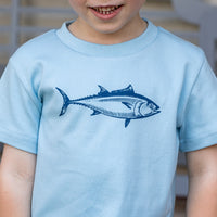 SAMPLE Boys Crew Shirt - Tuna Sizes 4 and 5