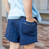 Boys Shorty Shorts - Navy (Pre-order)