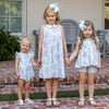 Greta Girls Dress - Watercolor Floral