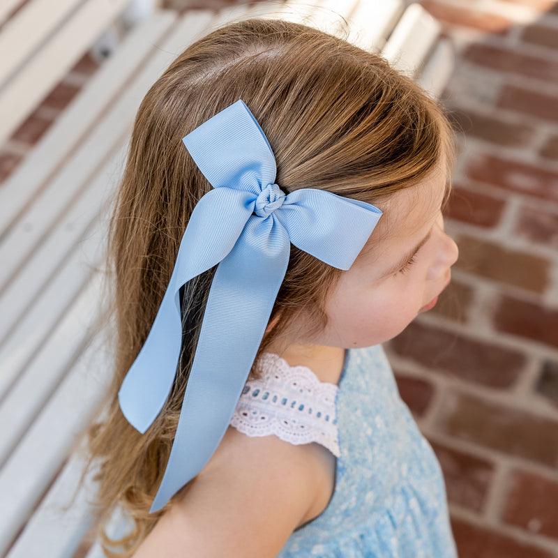 Leslie Girls Bloomer Set - Sky Blue Posies (Pre-order)