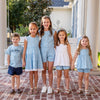 Jill Girls Twirly Dress - Sky Blue Poises (Pre-order)