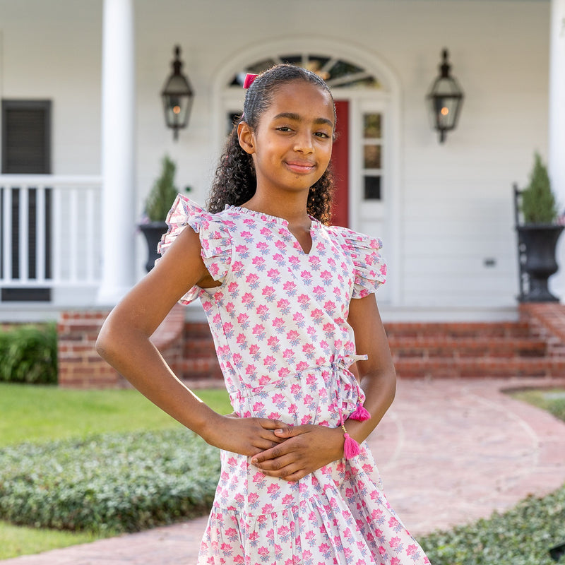 Audrey Dress - Peony Blooms