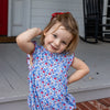 Alicen Girls Bubble - Patriotic Blooms (Pre-order)