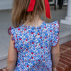 Alicen Girls Bubble - Patriotic Blooms