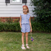 Gretchen Girls Romper - Patriotic Blooms (Pre-order)