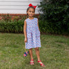 Ella Girls Dress - Patriotic Blooms