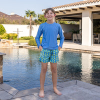 SAMPLE Boys Swim Trunks - Sharks Size 4, 7 and 10