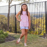 Francie Girls Short Set - Rosemary Floral