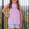 Francie Girls Short Set - Rosemary Floral (Pre-order)