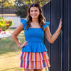 SAMPLE McLaine Skirt - Dazzle Stripe Size 14 and Jr Small