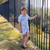 SAMPLE Holice Boys Shorts - Seaside Plaid Size 4 and 5