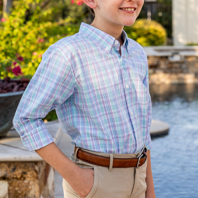 Boys Button Down - Ponte Vedra Plaid (Pre-order)