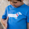 Boys Crew Shirt - Weiner Dog (Pre-order)