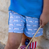 SAMPLE Holice Boys Shorts - Patriotic Pups Size 4 and 5