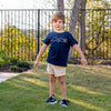 Boys Crew Shirt - Dinosaurs (Pre-order)