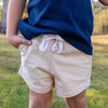 Boys Shorty Shorts - Khaki