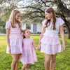 Lauren Girls Dress - Pink Watercolor (Pre-order)