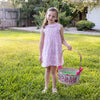 Lauren Girls Dress - Pink Watercolor