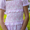 Evelyn Dress - Pink Watercolor