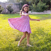 Jill Girls Twirly Dress - Rosebud Spray