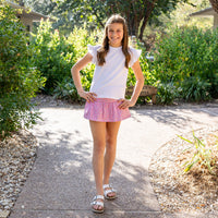 Amelia Girls Skort - Rosebud Spray